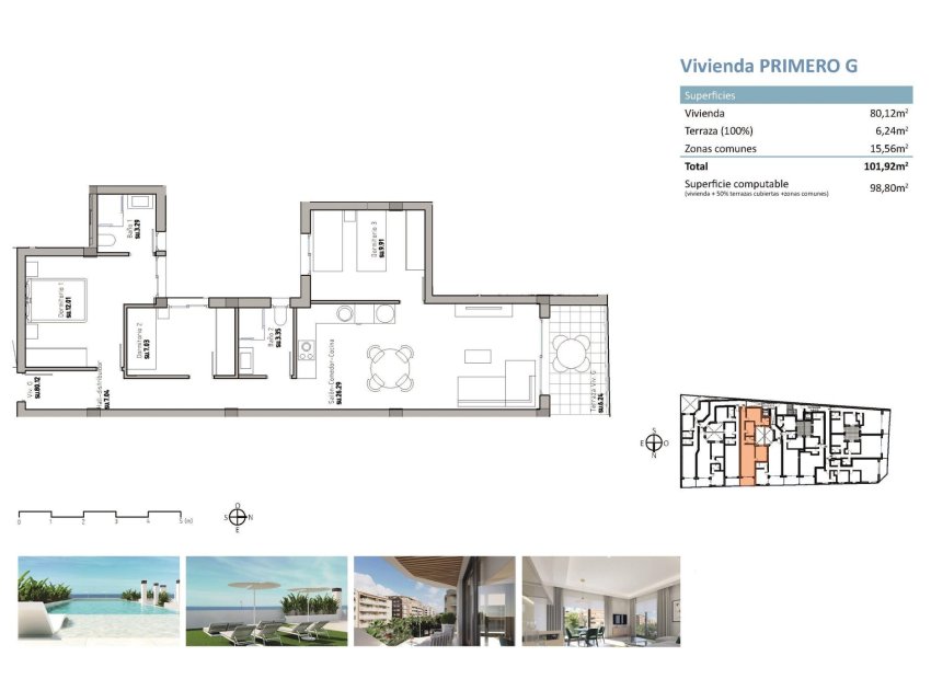 Nouvelle construction - Appartement -
Guardamar del Segura - Pueblo