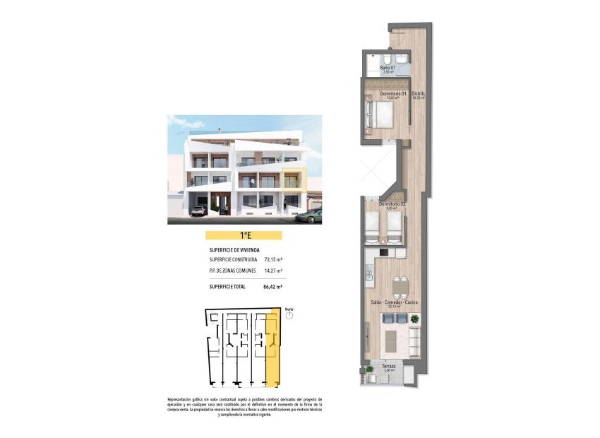 Nouvelle construction - Appartement -
Torrevieja - Playa del Cura