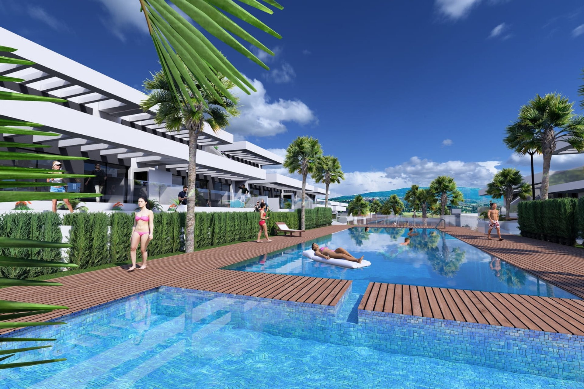 Nouvelle construction - bungalow à l’étage -
Algorfa