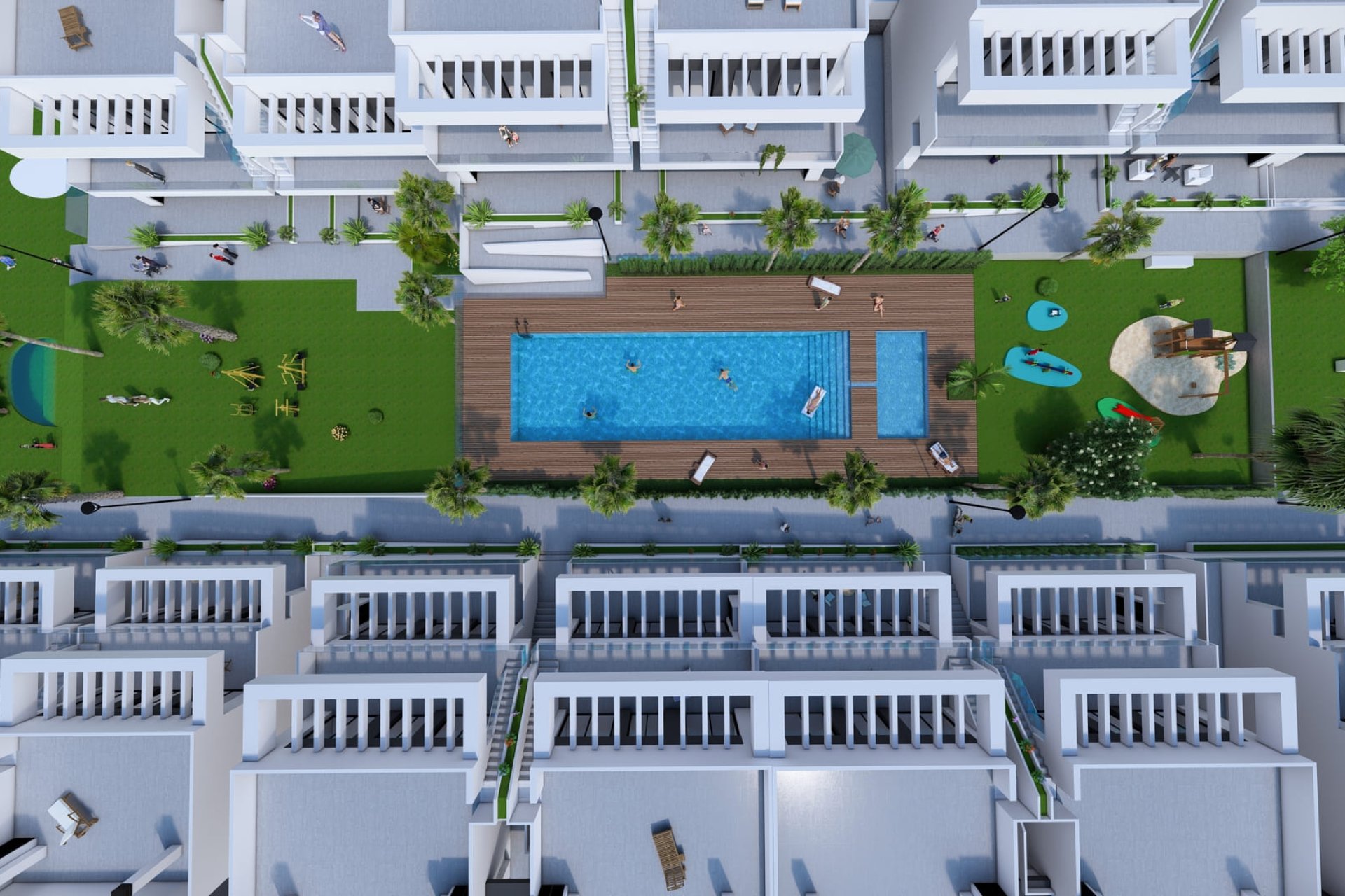 Nouvelle construction - bungalow à l’étage -
Algorfa