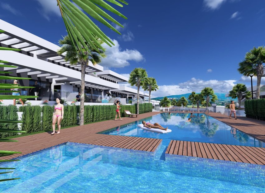 Nouvelle construction - bungalow à l’étage -
Algorfa