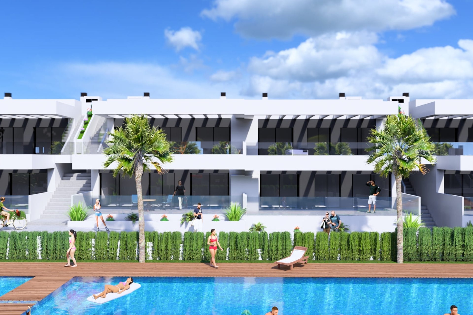Nouvelle construction - bungalow à l’étage -
Algorfa