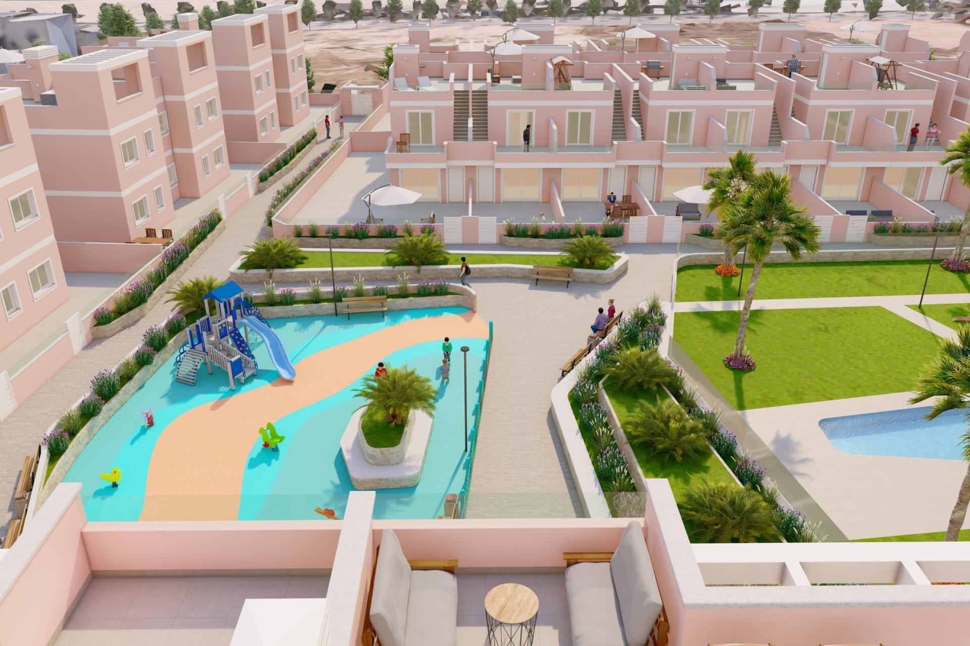 Nouvelle construction - Bungalow à l’étage -
Pilar de la Horadada