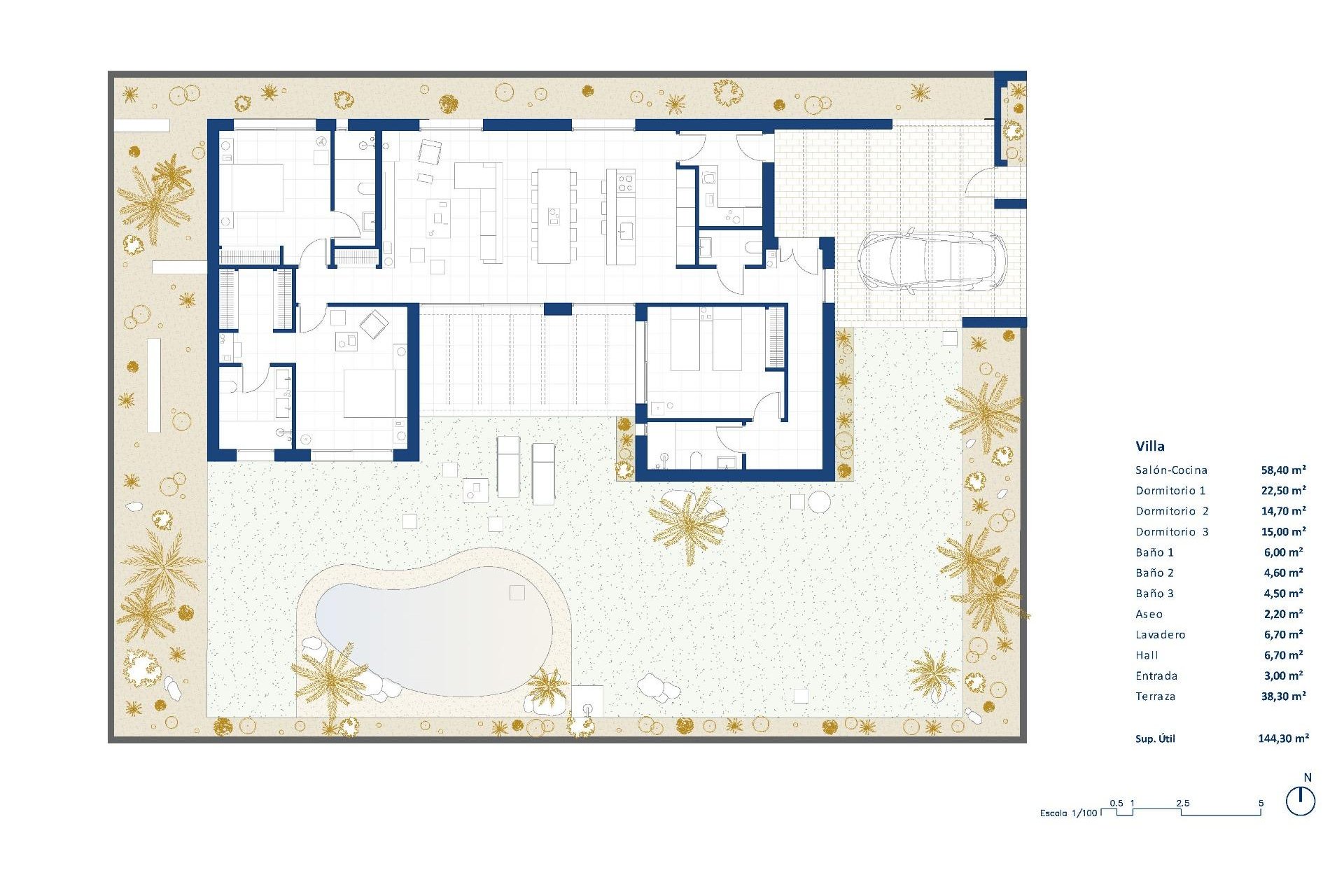 Nouvelle construction - Détaché / Villa -
Banos y Mendigo - Altaona Golf