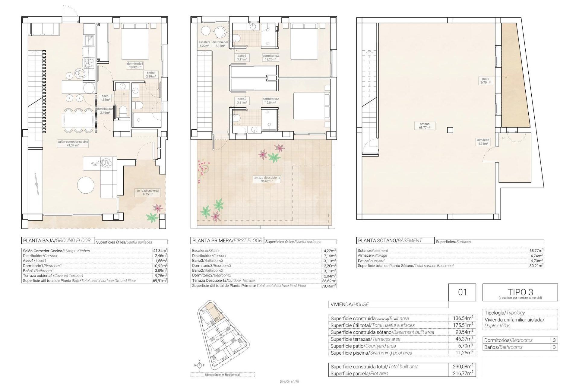 Nouvelle construction - Détaché / Villa -
Hondón de las Nieves - Centro