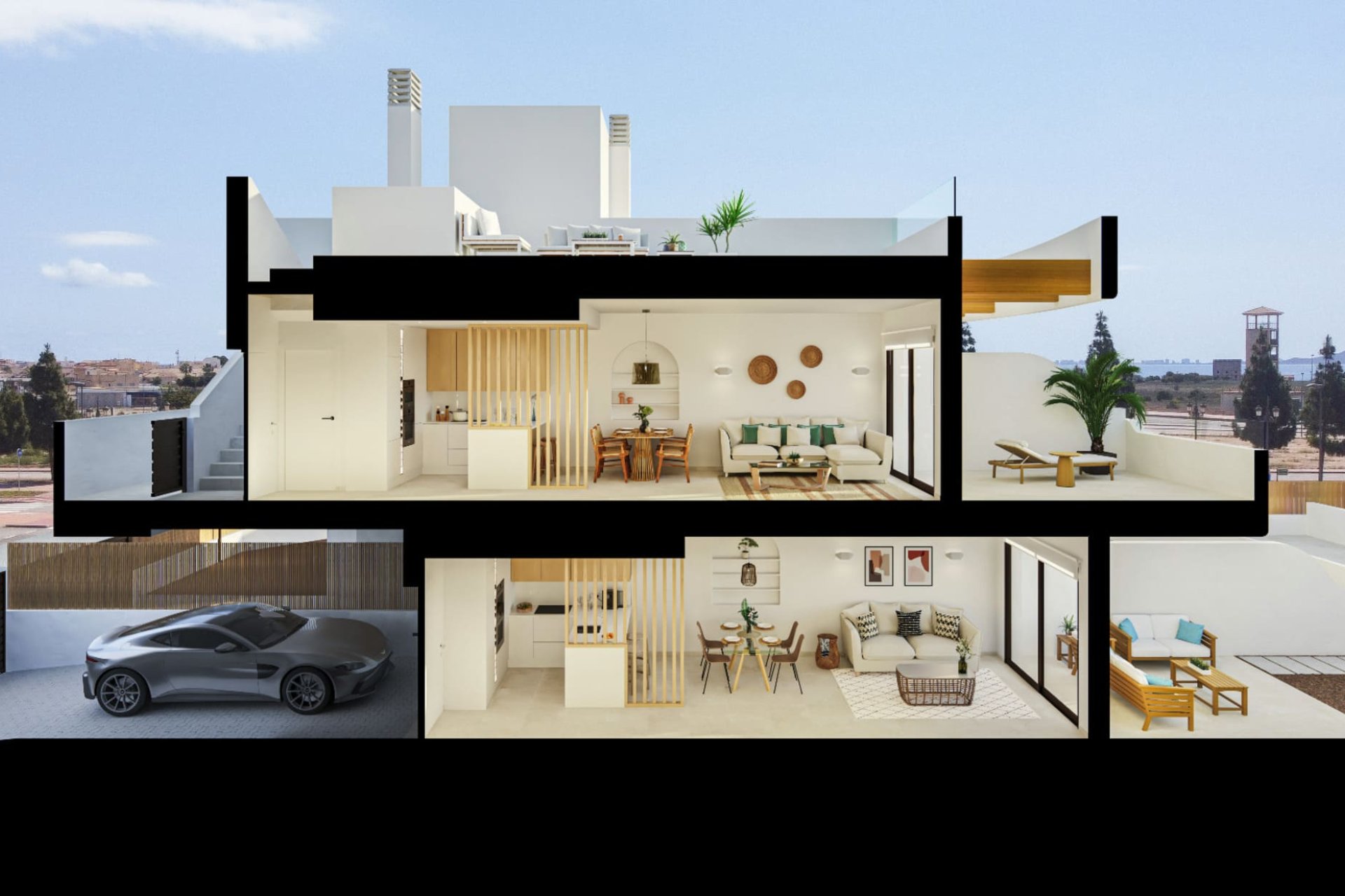 Nouvelle construction - high-bungalow -
Los Alcazares - Los Alcázares