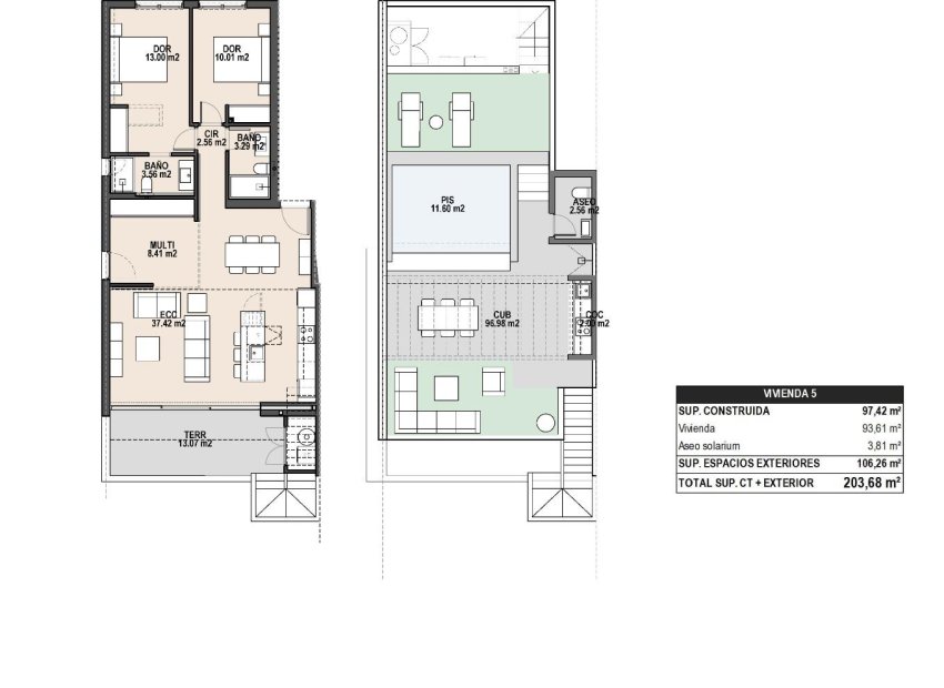 Nouvelle construction - Maison individuelle -
Pilar de la Horadada - parques de Andromeda