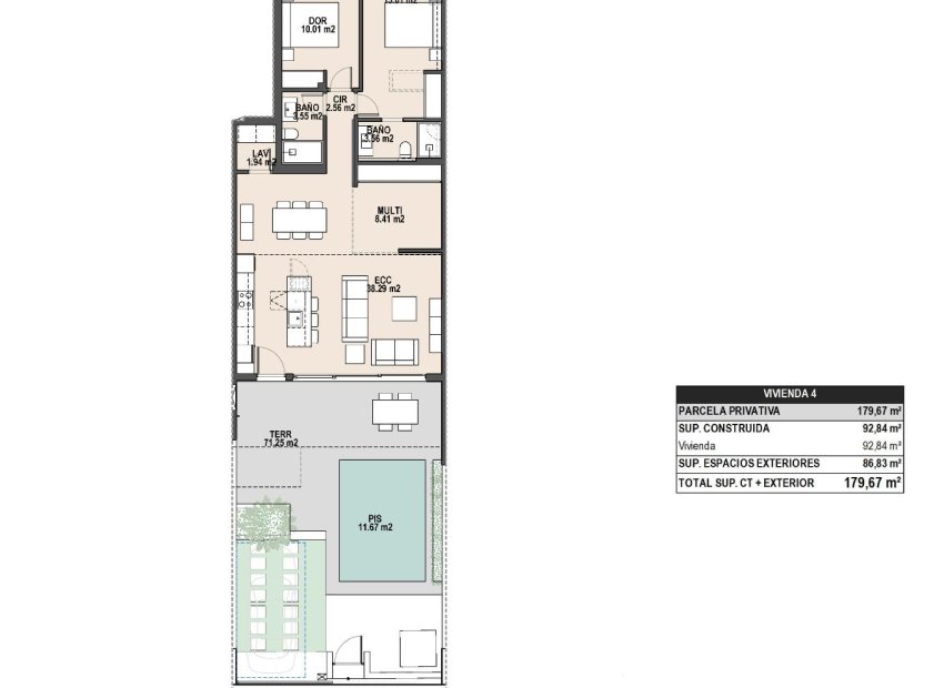Nouvelle construction - Maison individuelle -
Pilar de la Horadada - parques de Andromeda