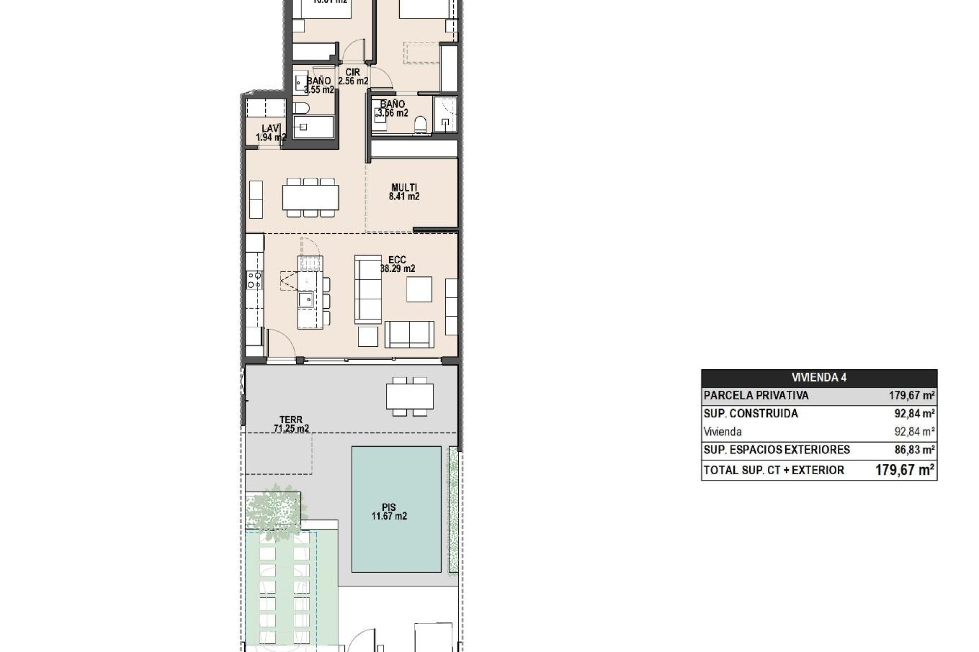 Nouvelle construction - Maison individuelle -
Pilar de la Horadada - parques de Andromeda