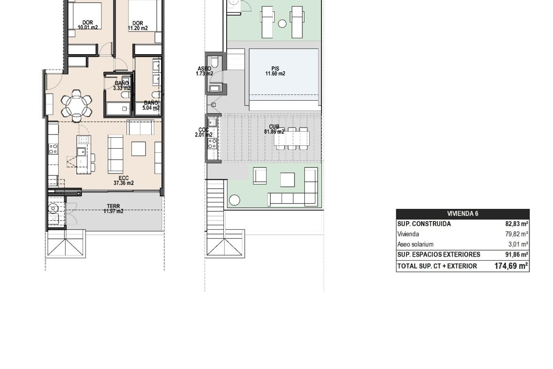 Nouvelle construction - Maison individuelle -
Pilar de la Horadada - parques de Andromeda