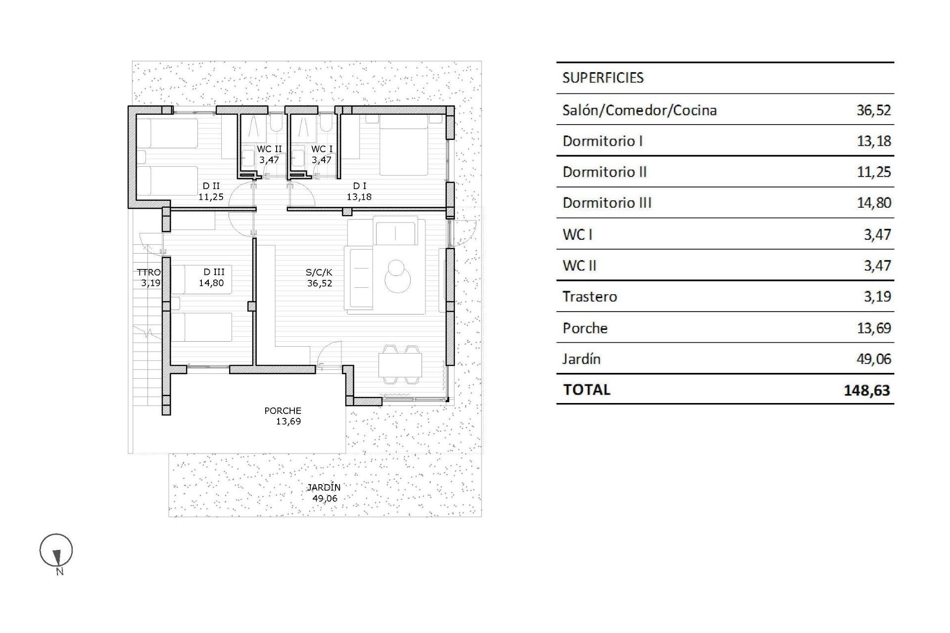 Nouvelle construction - Maison individuelle -
San Miguel de Salinas - Pueblo