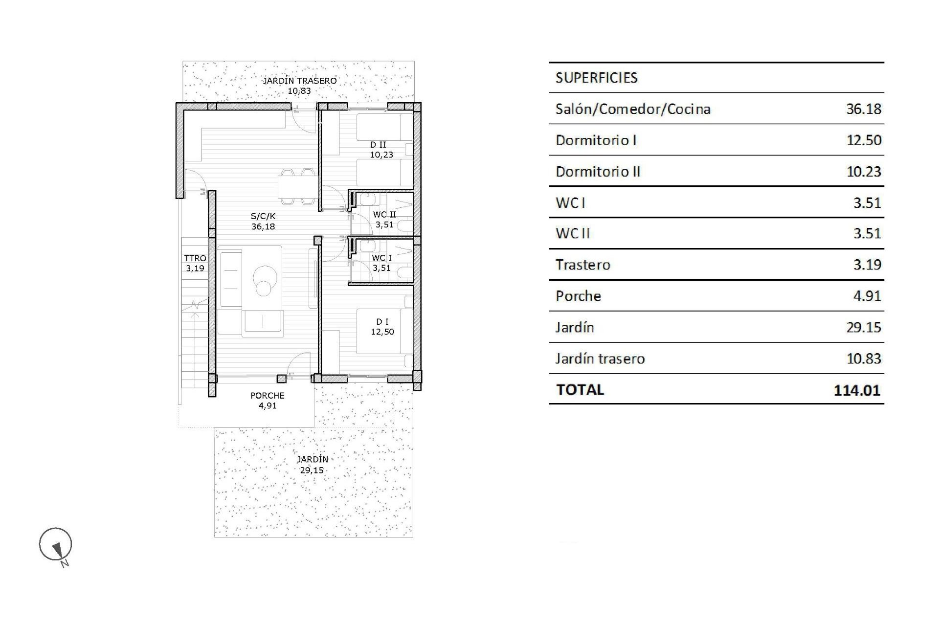 Nouvelle construction - Maison individuelle -
San Miguel de Salinas - Pueblo