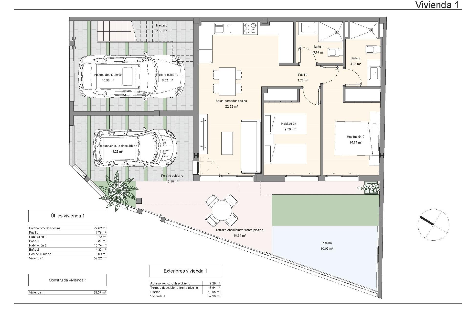 Nouvelle construction - Maison individuelle -
San Pedro del Pinatar - Lo Pagan