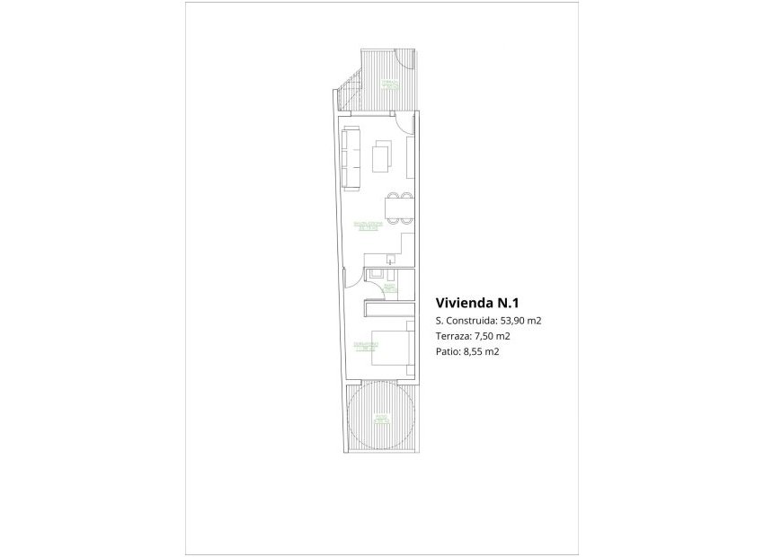 Nouvelle construction - Maison individuelle -
San Pedro del Pinatar - Los Antolinos