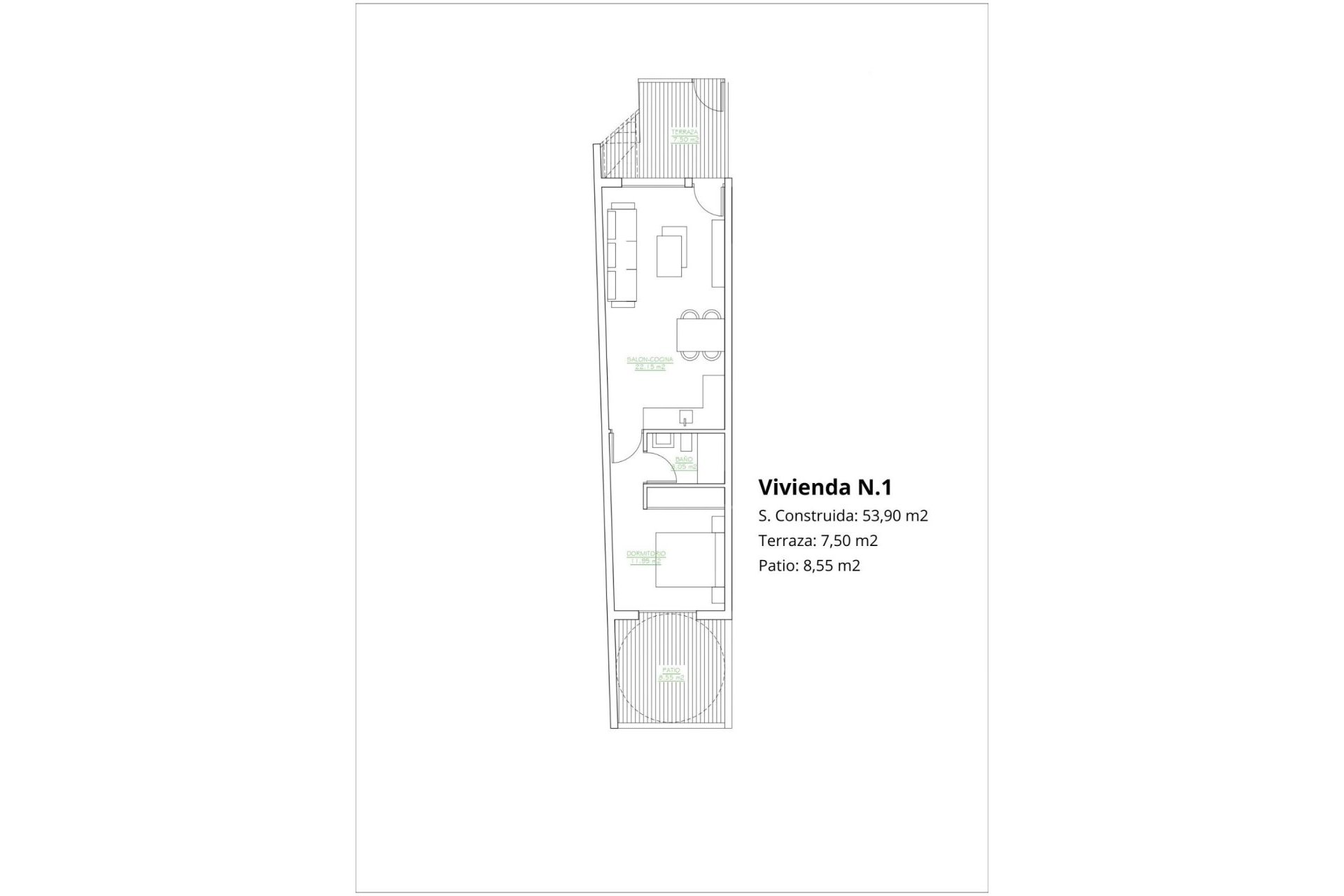 Nouvelle construction - Maison individuelle -
San Pedro del Pinatar - Los Antolinos
