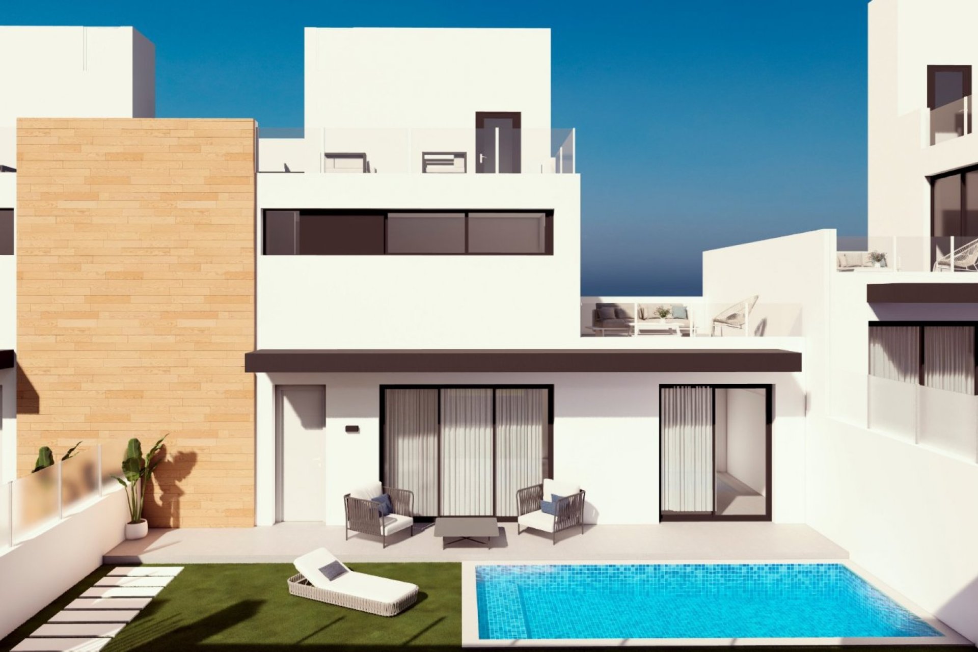 Nouvelle construction - Mitoyenne -
Orihuela Costa - Las Filipinas