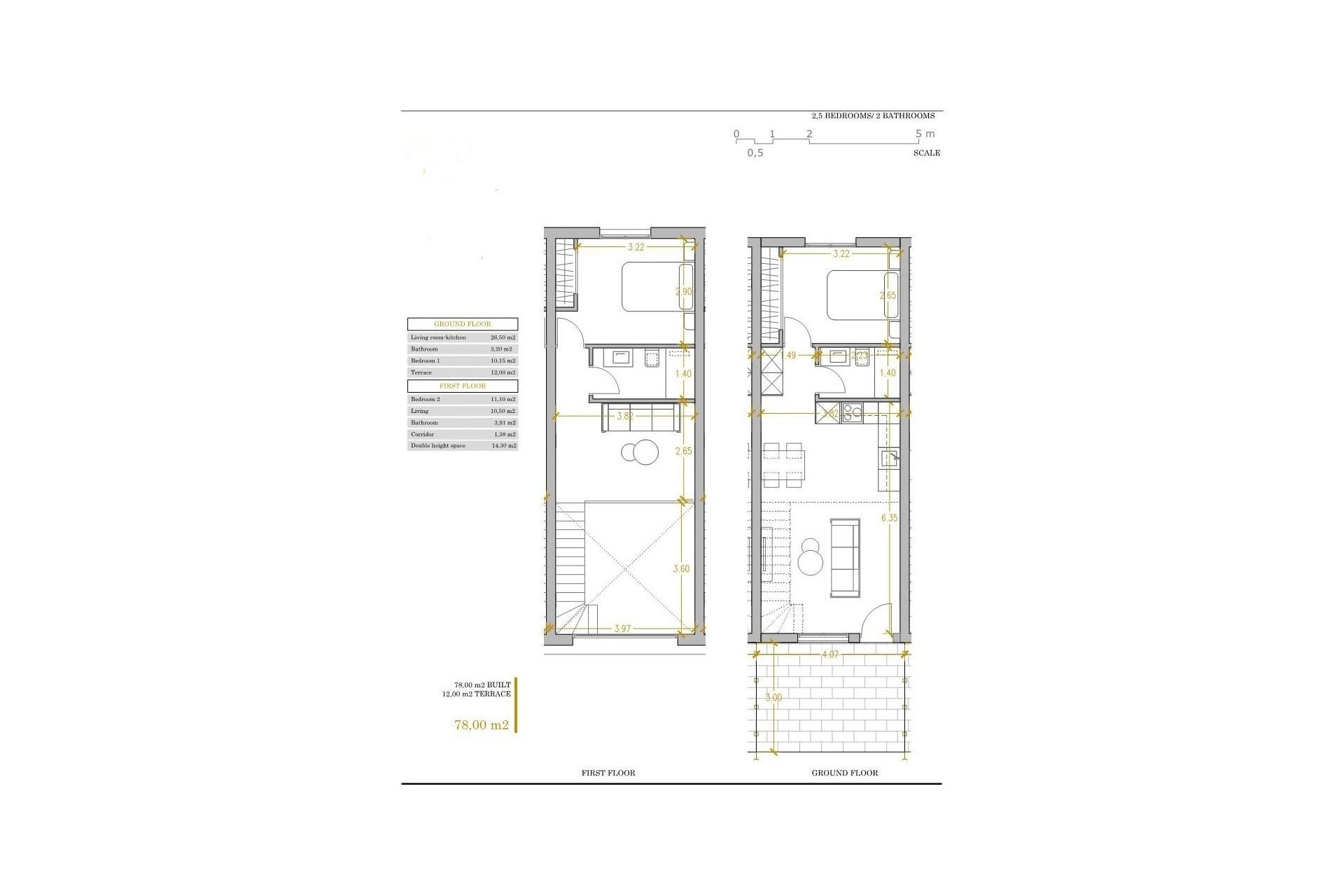 Nouvelle construction - Mitoyenne -
Orihuela Costa - Villamartín