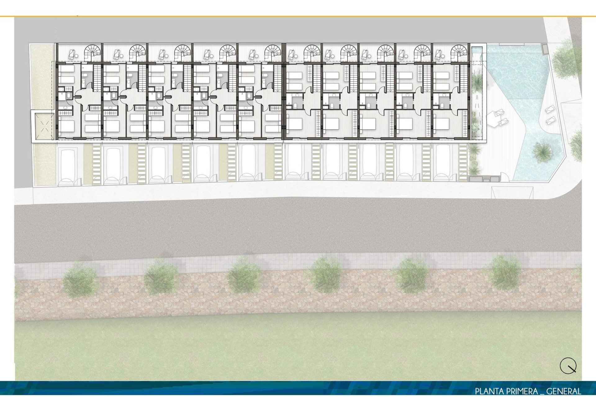 Nouvelle construction - Mitoyenne -
Pilar de la Horadada - pueblo