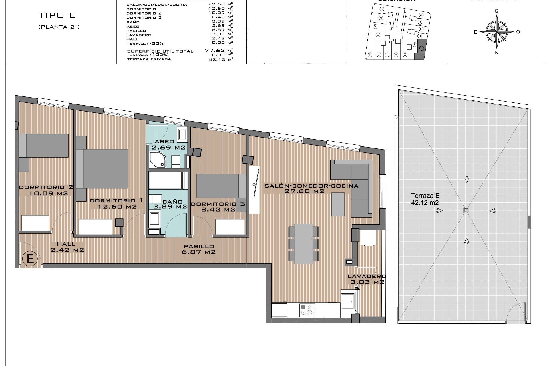 Nouvelle construction - Penthouse -
Algorfa - Pueblo