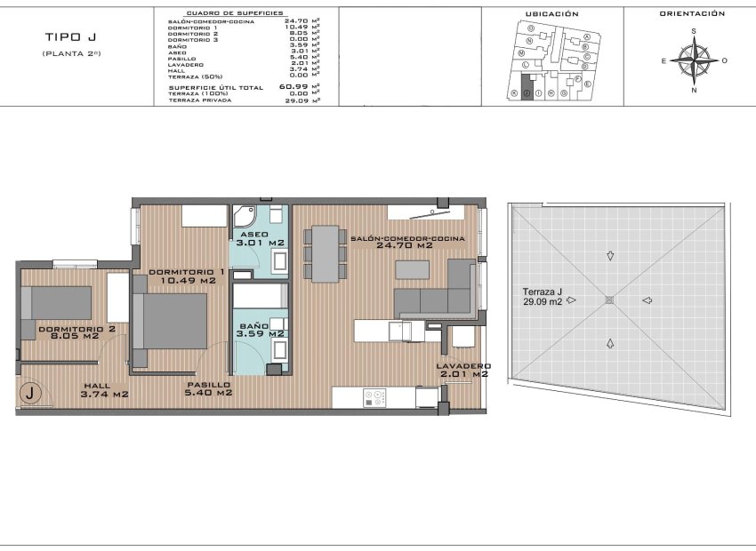 Nouvelle construction - Penthouse -
Algorfa - Pueblo