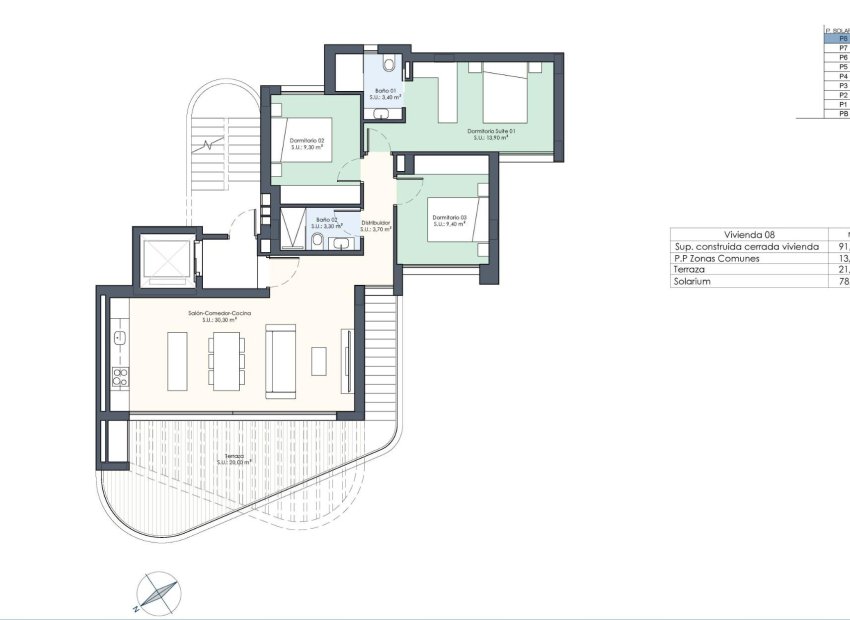 Nouvelle construction - Penthouse -
Guardamar del Segura - Avenida del Puerto