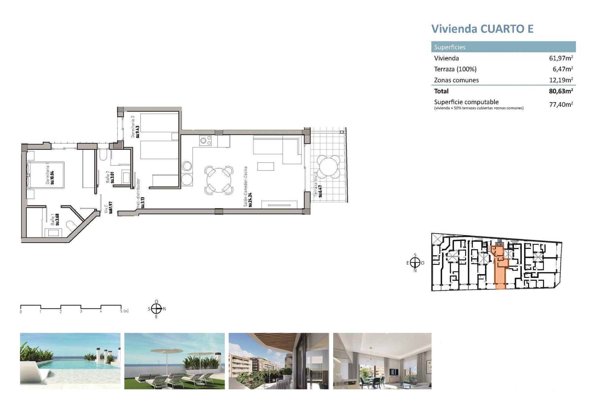 Nouvelle construction - Penthouse -
Guardamar del Segura - Pueblo