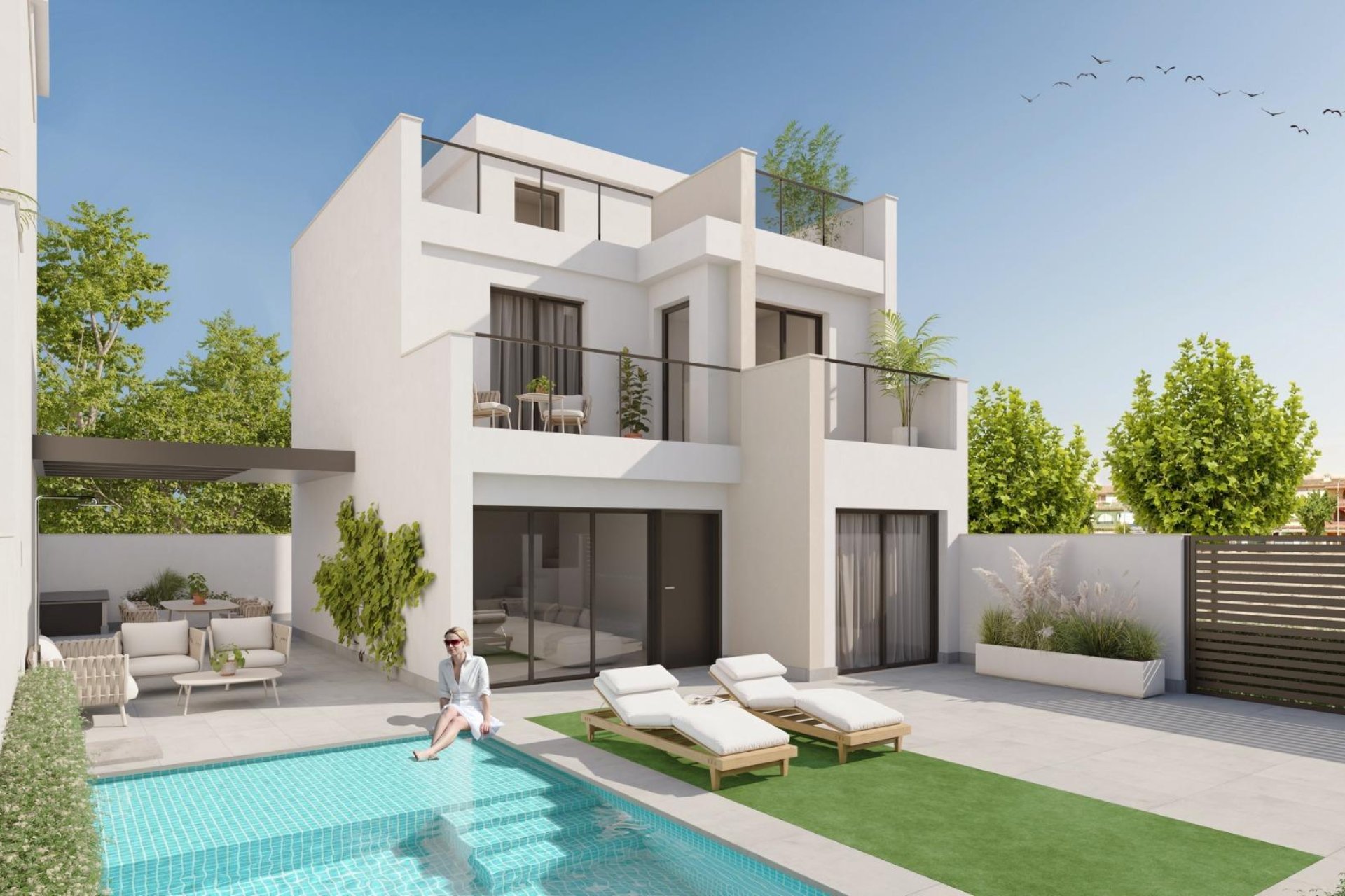 Nouvelle construction - Villa -
Los Alcazares - Playa la Atascadera