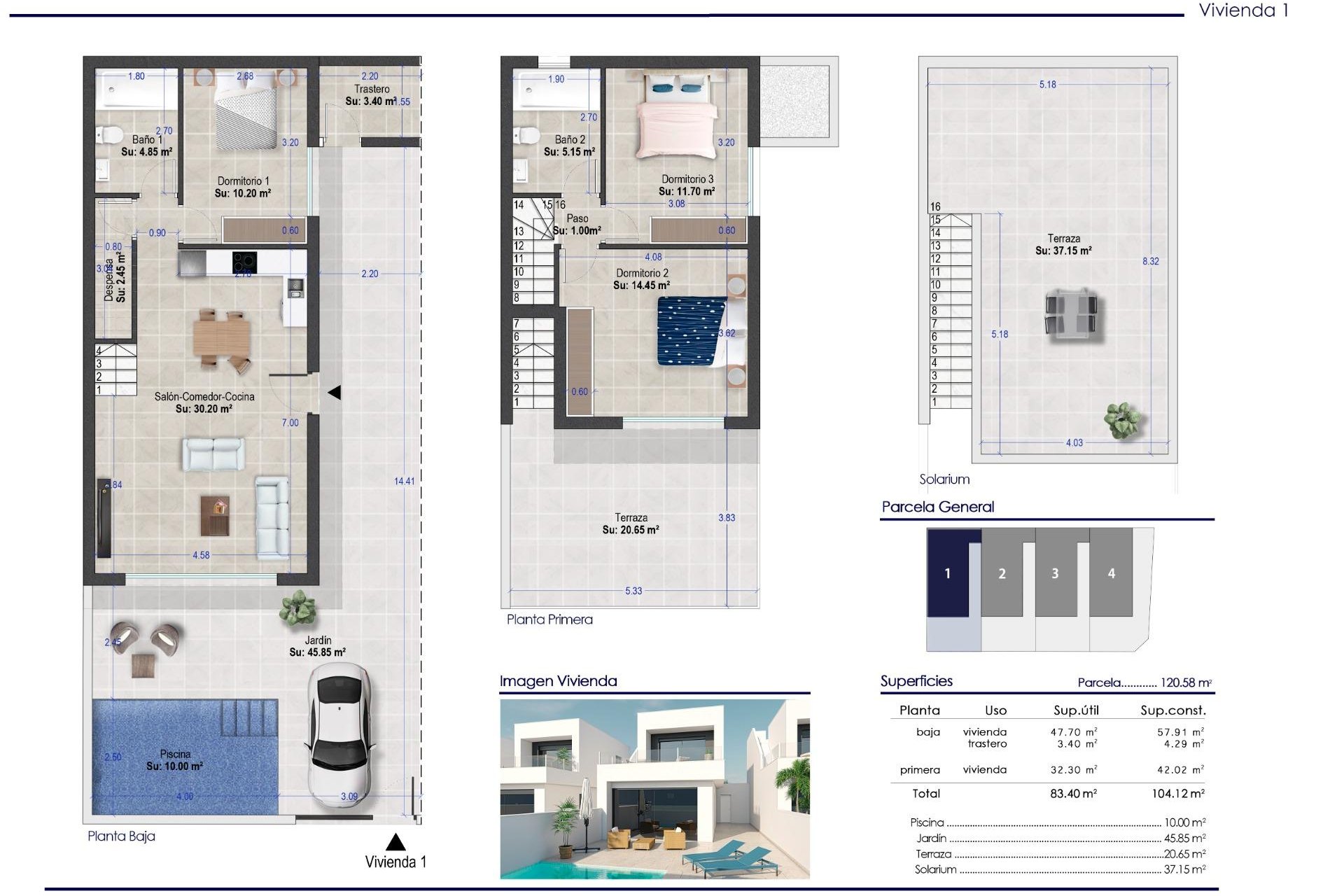 Nouvelle construction - Villa -
San Pedro del Pinatar - Pueblo