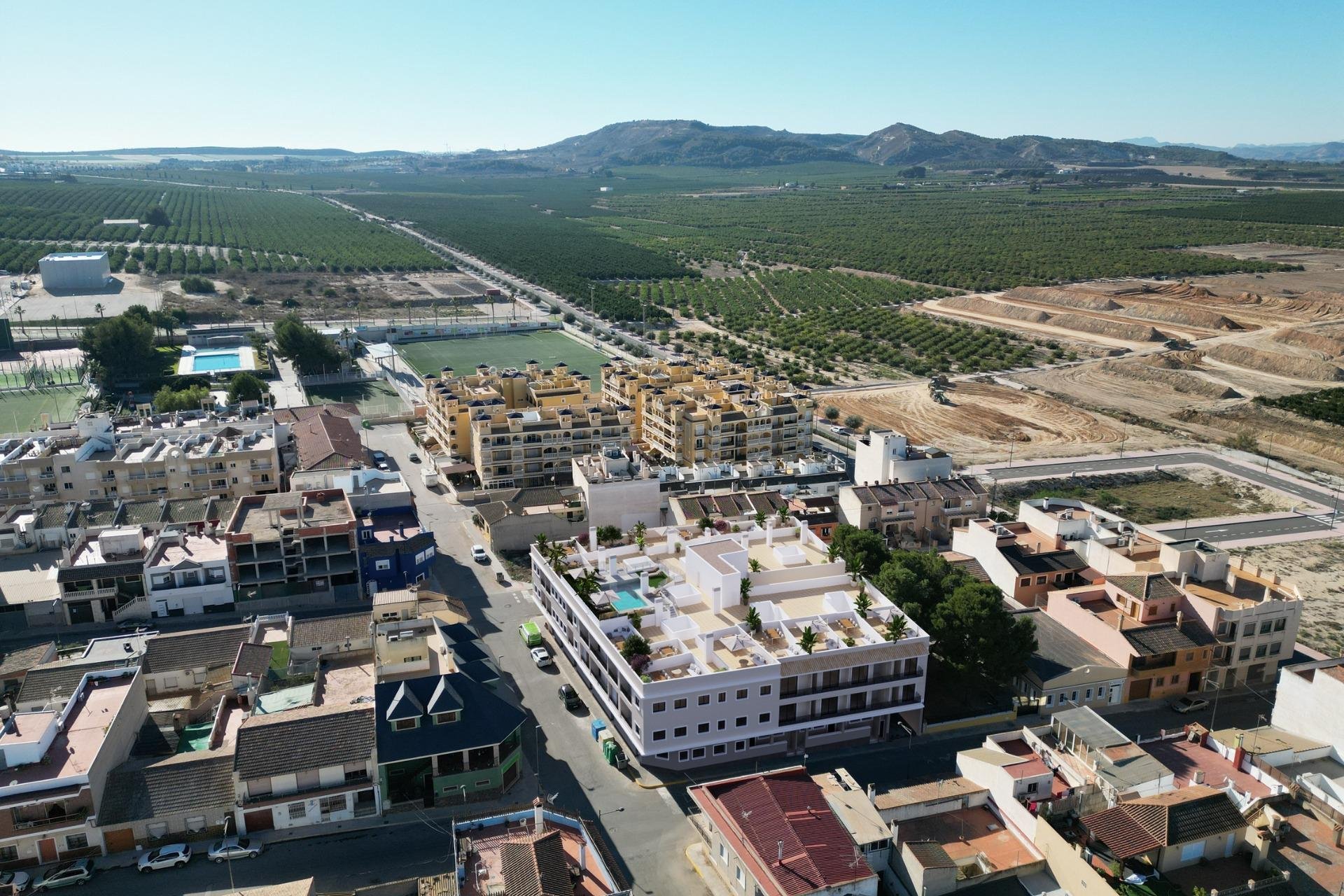 Obra nueva - Apartamento -
Algorfa - Pueblo