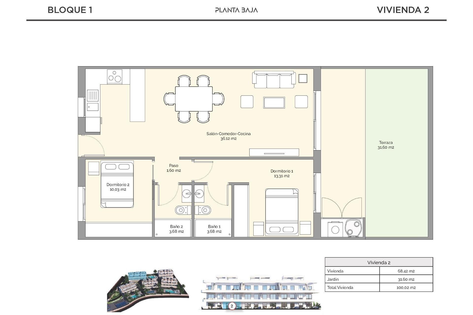 Obra nueva - Apartamento -
Finestrat - Puig Campana Golf