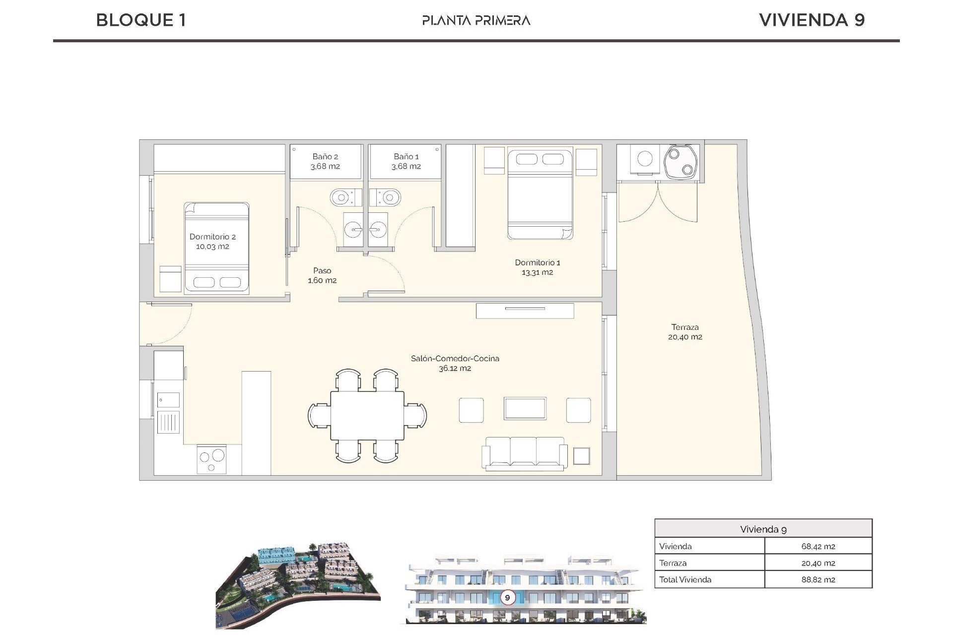 Obra nueva - Apartamento -
Finestrat - Puig Campana Golf