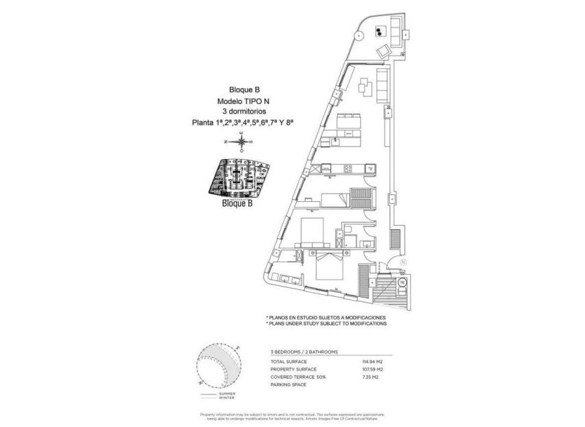 Obra nueva - Apartamento -
La Manga del Mar Menor - 1ª Linea Del Mar Mediterraneo