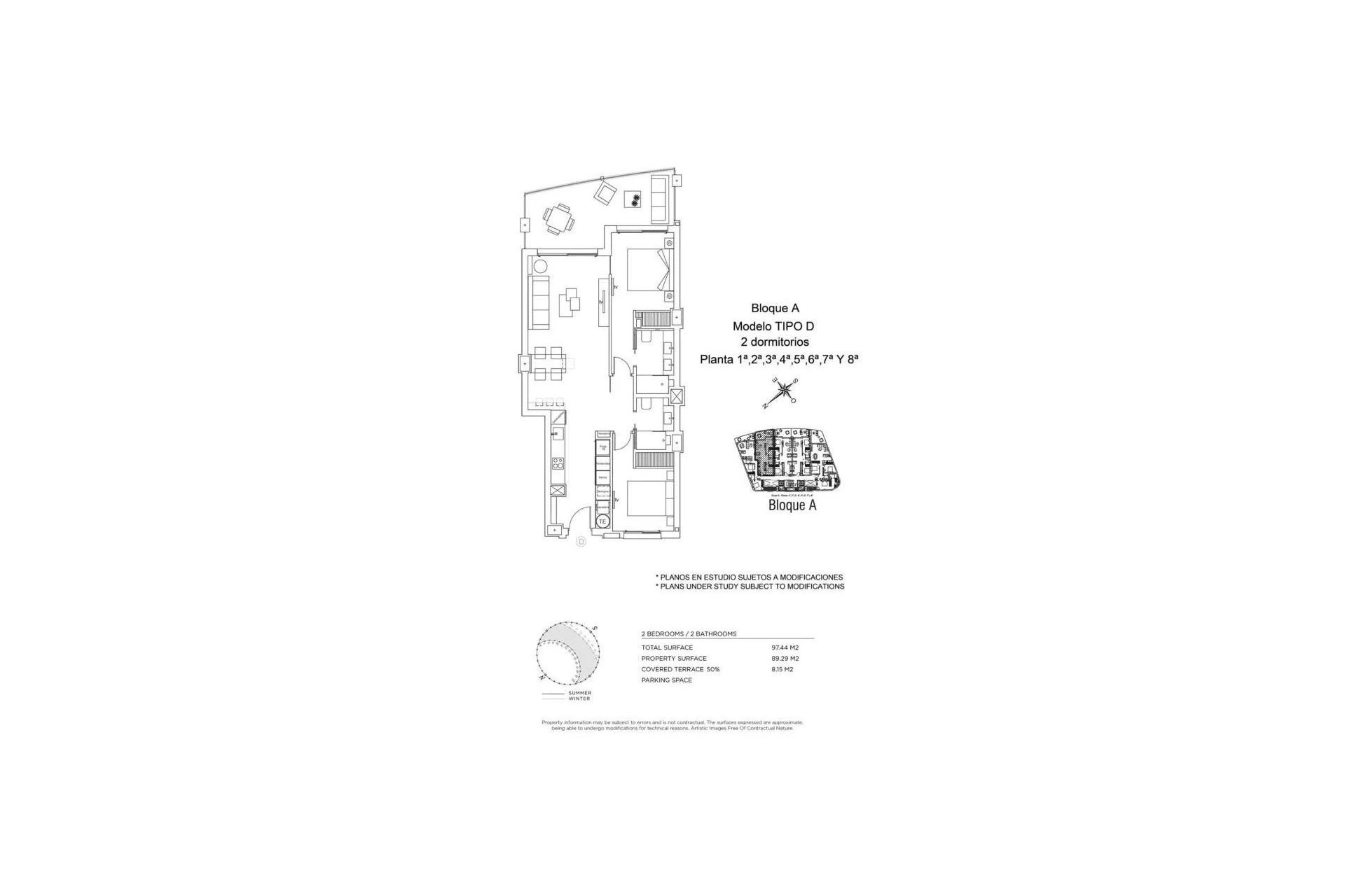 Obra nueva - Apartamento -
La Manga del Mar Menor - 1ª Linea Del Mar Mediterraneo