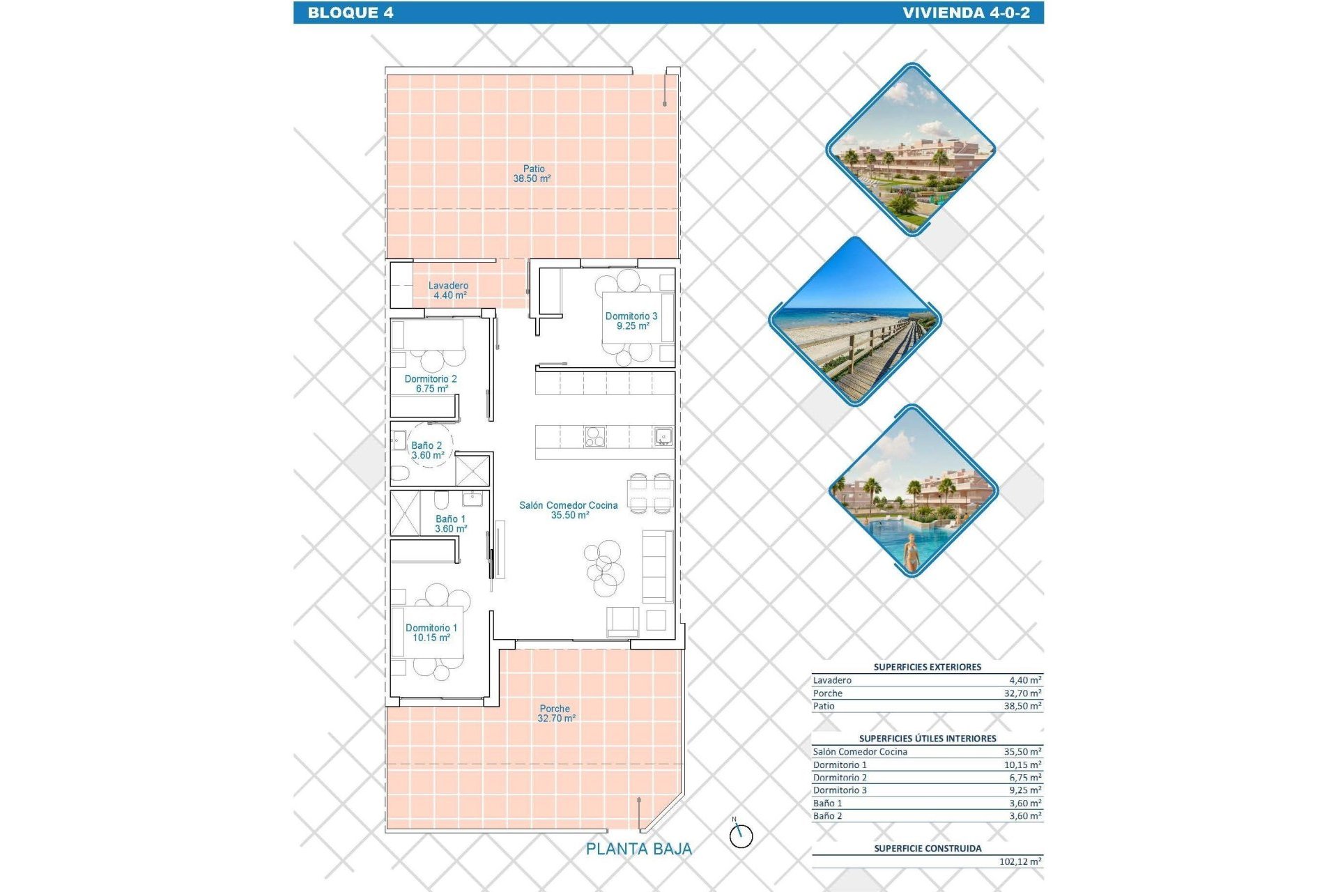 Obra nueva - Apartamento -
Pilar de la Horadada - Lo Monte