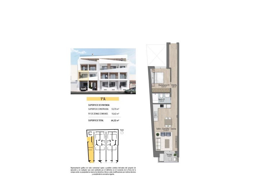 Obra nueva - Apartamento -
Torrevieja - Playa de El Cura