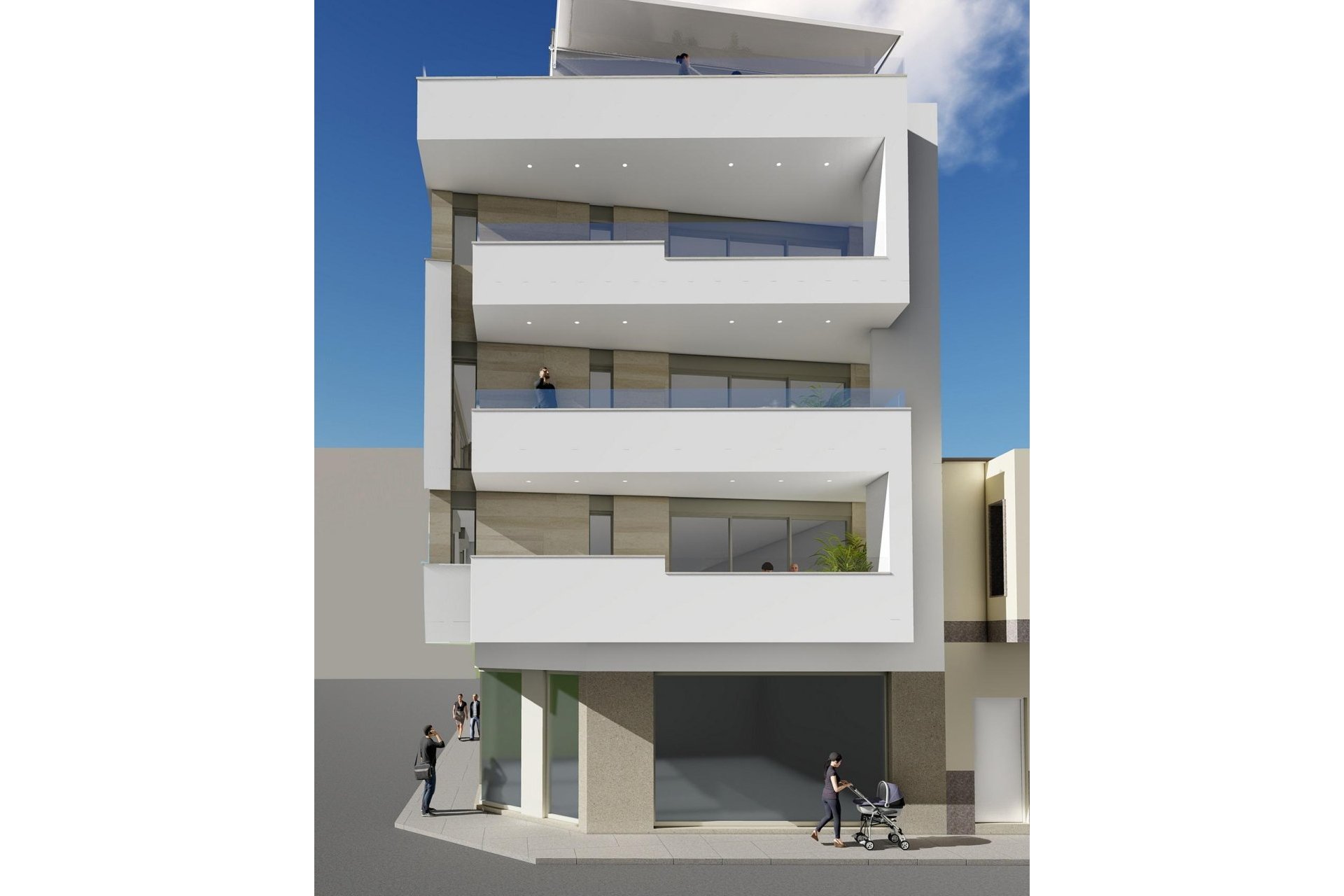 Obra nueva - Apartamento -
Torrevieja - Playa del Cura