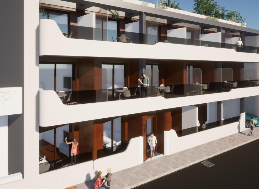 Obra nueva - Apartamento -
Torrevieja - Playa del Cura