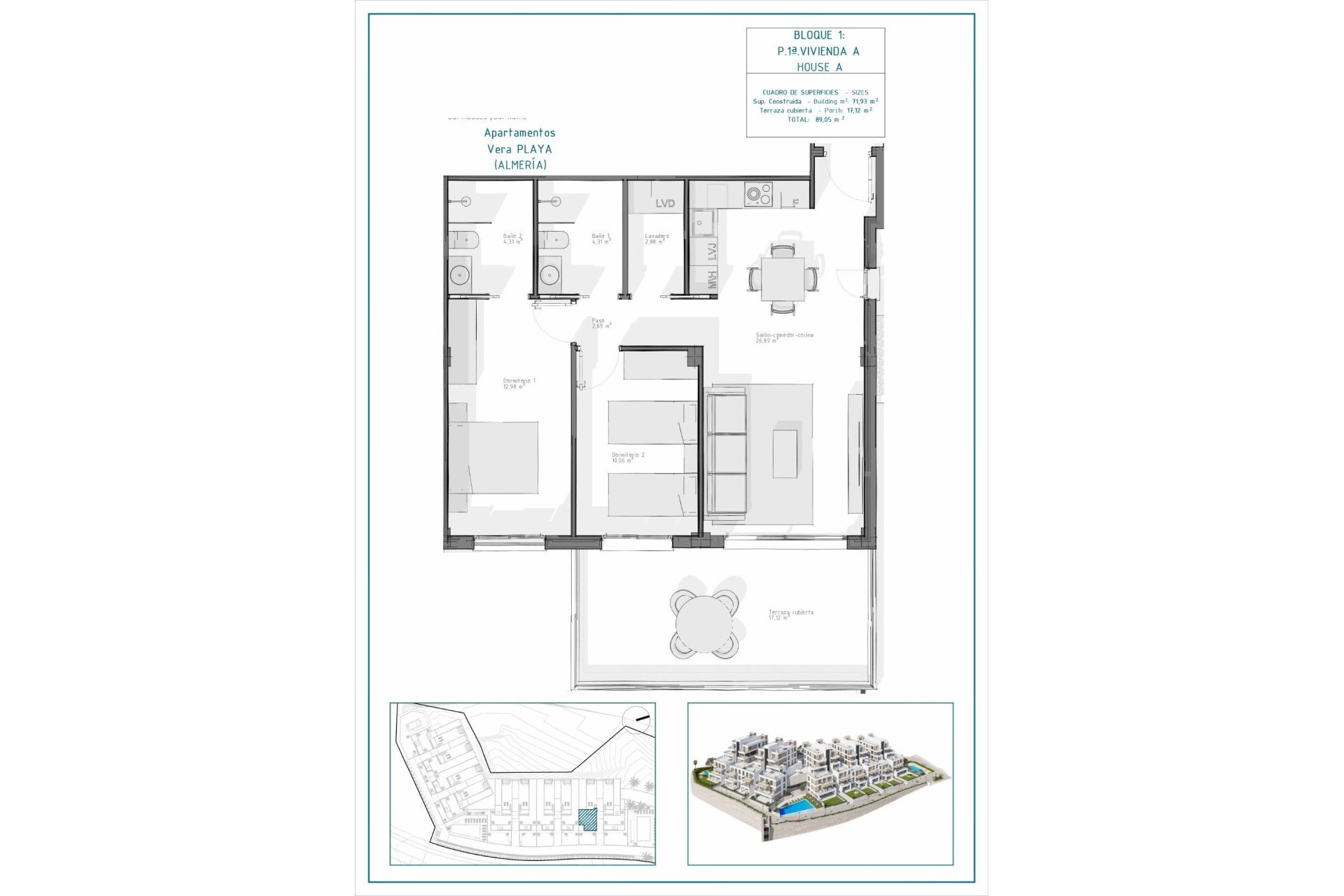 Obra nueva - Apartamento -
Vera - Pueblo Salinas