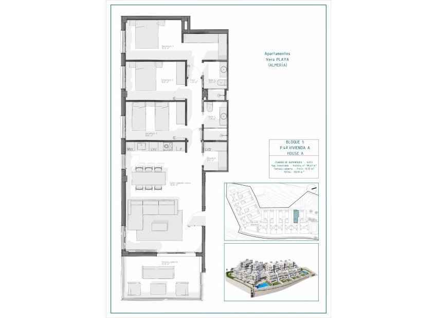 Obra nueva - Apartamento -
Vera - Pueblo Salinas