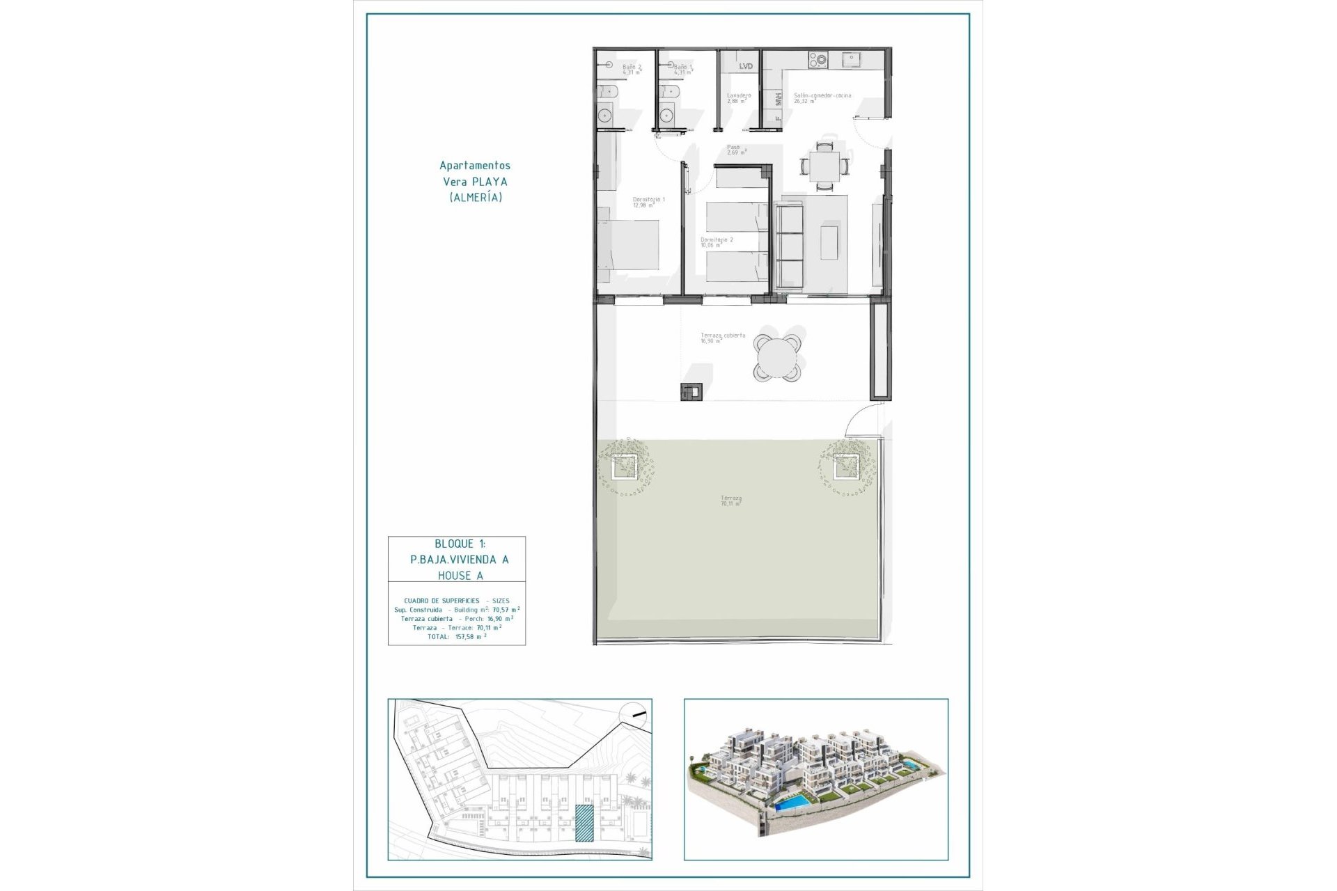 Obra nueva - Apartamento -
Vera - Pueblo Salinas
