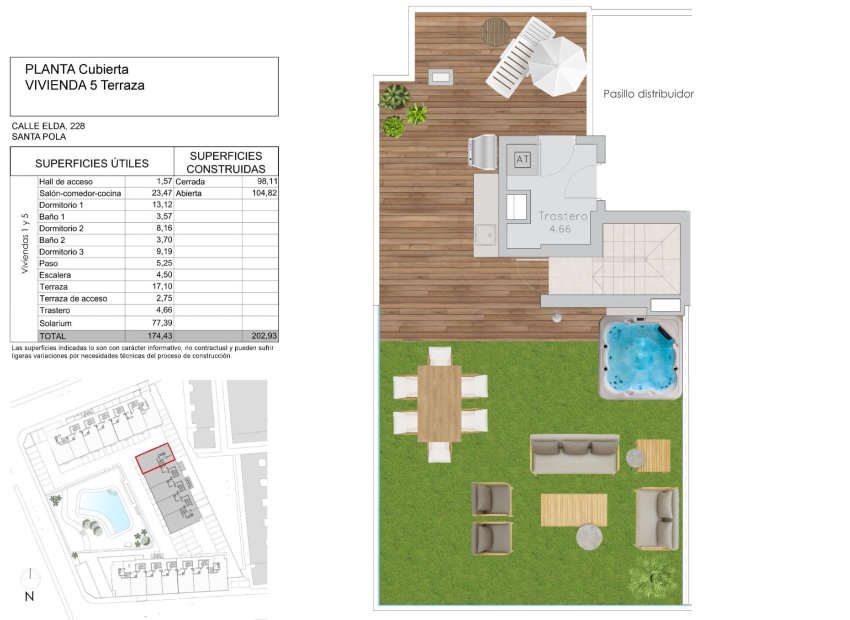 Obra nueva - Ático -
Santa Pola - Playa Tamarit