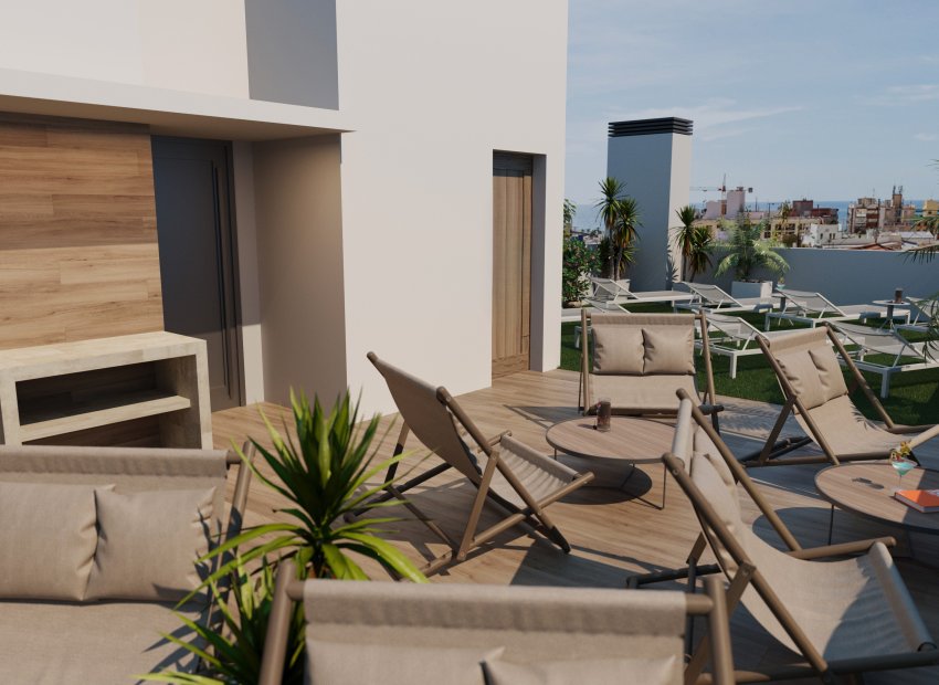 Obra nueva - Ático -
Torrevieja