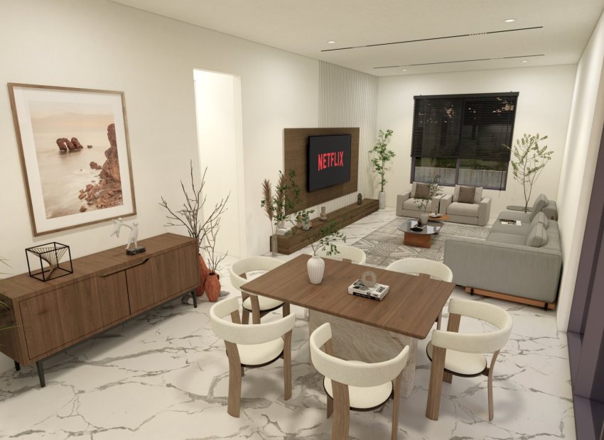 Obra nueva - Bungalow alto -
Fuente Álamo - Fuente Alamo