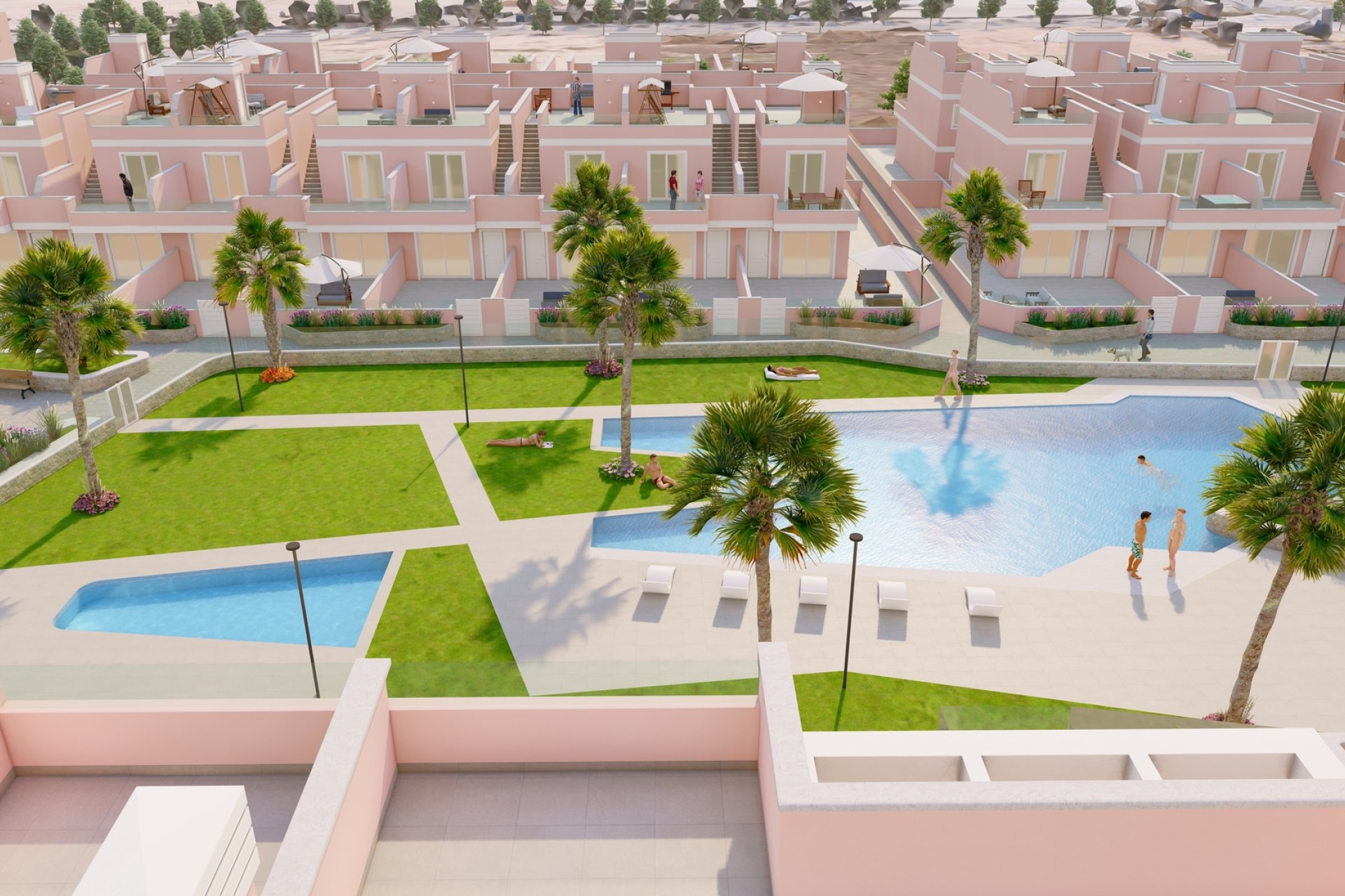 Obra nueva - Bungalow alto -
Pilar de la Horadada