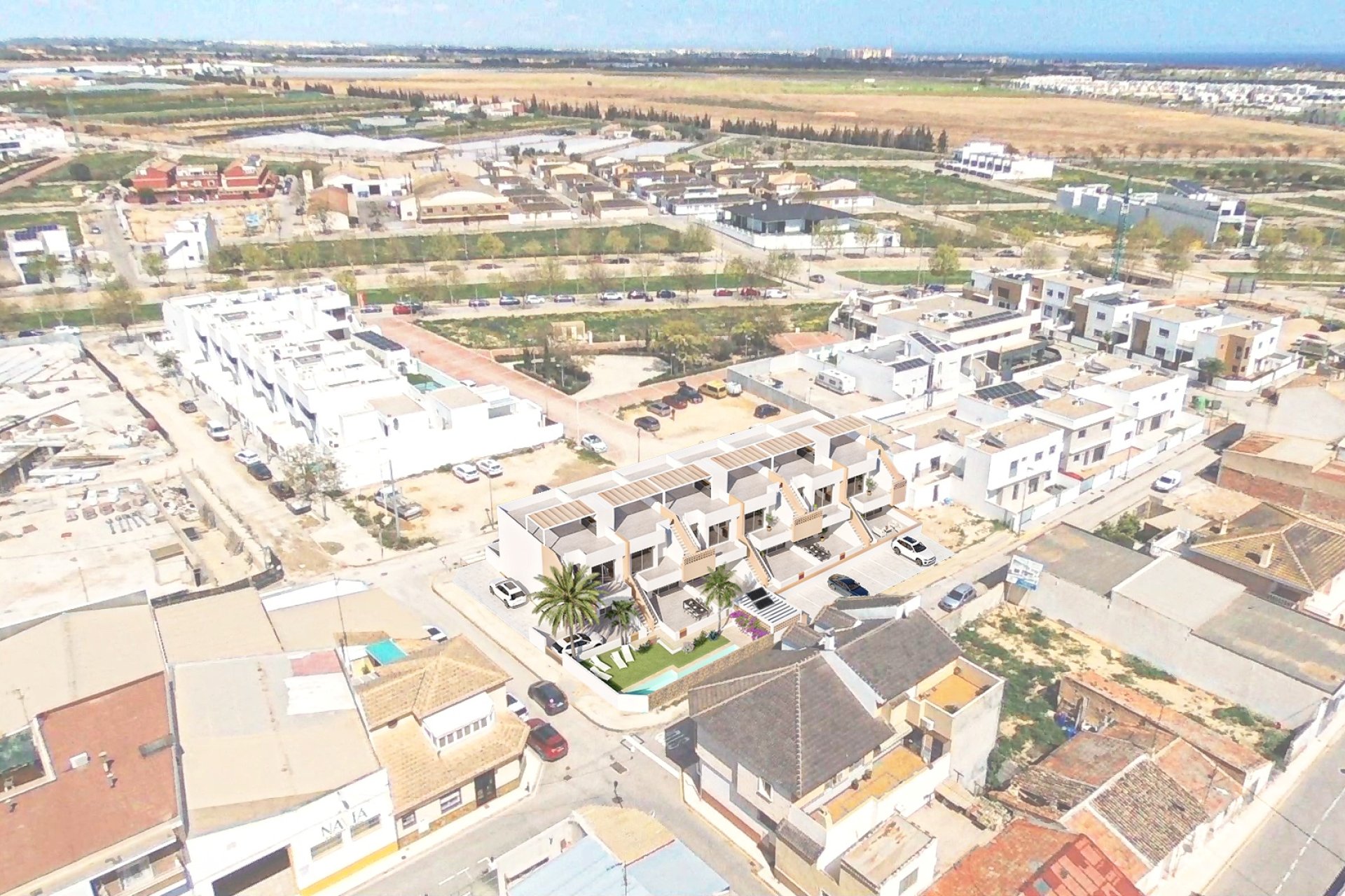 Obra nueva - bungalow alto -
Pilar de la Horadada