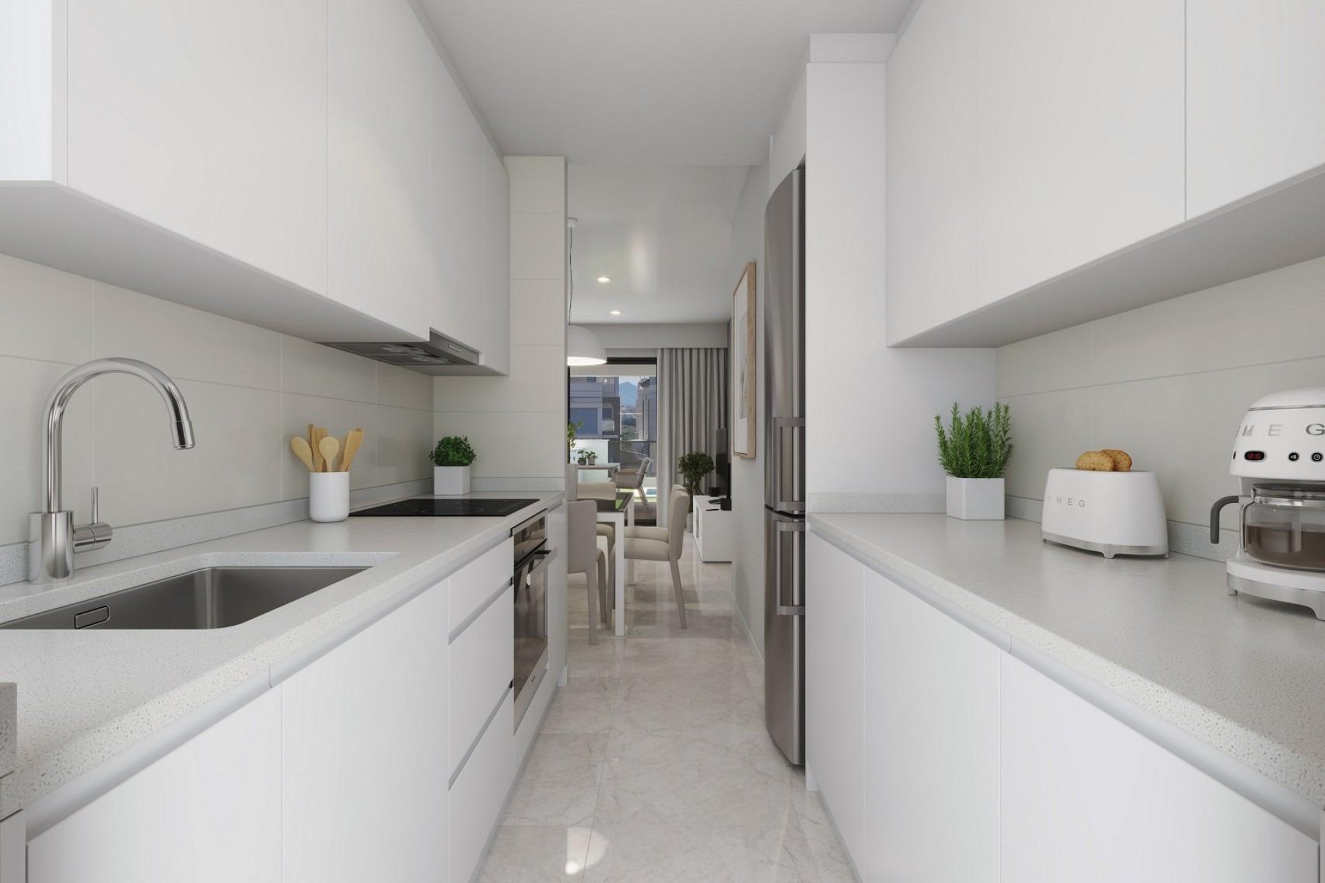 Obra nueva - Bungalow -
Puerto de Mazarron - Playa Negra