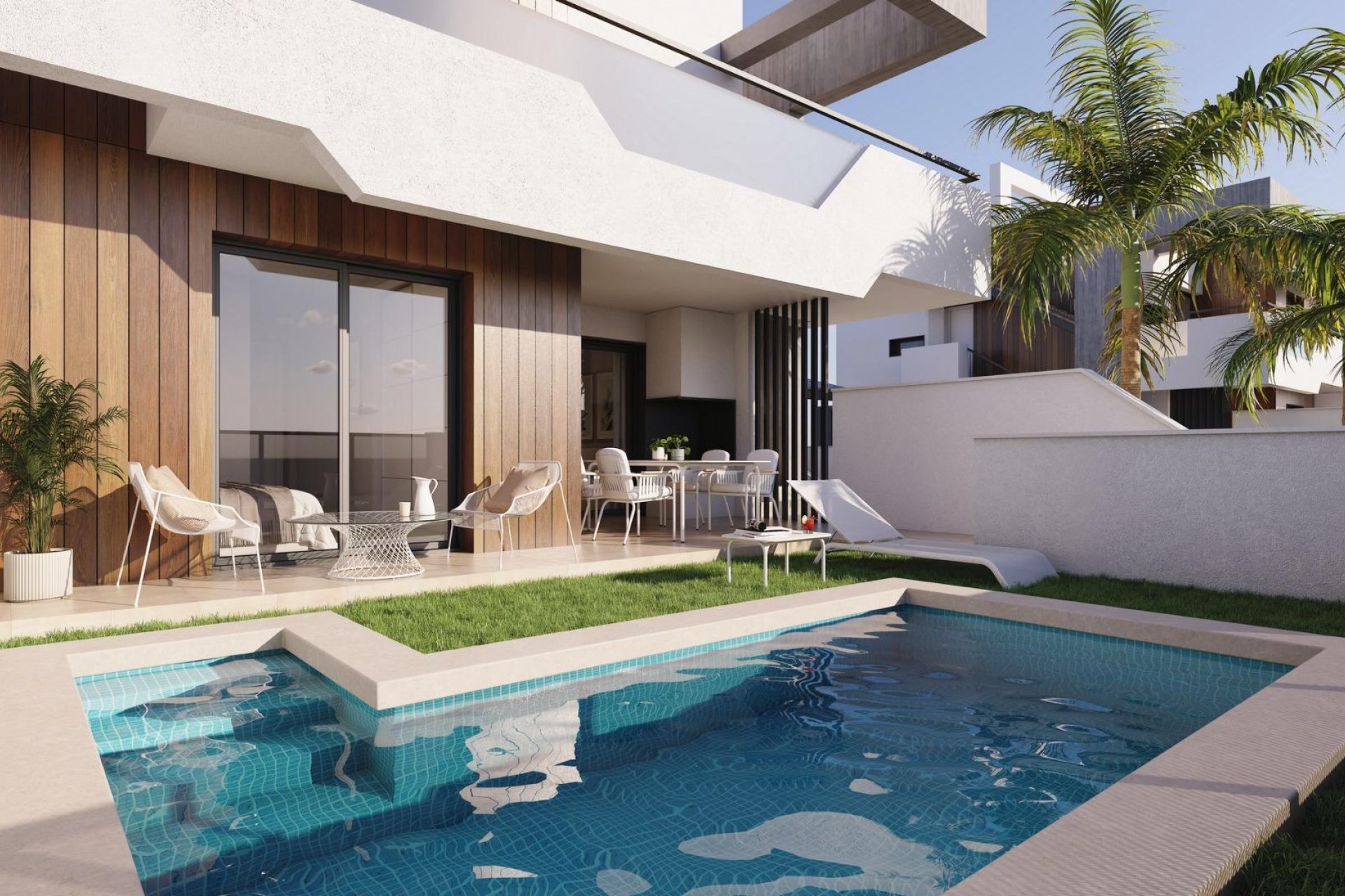 Obra nueva - Bungalow -
Puerto de Mazarron - Playa Negra