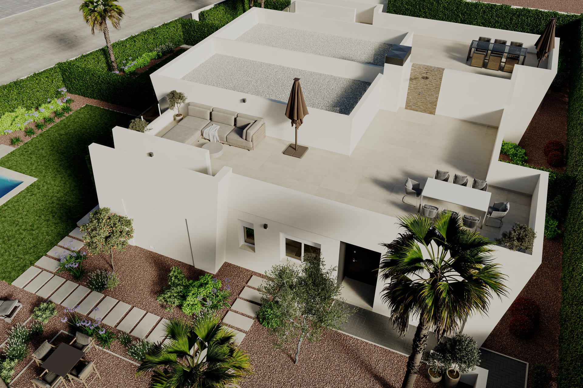 Obra nueva - Casa adosada -
Algorfa - La Finca Golf