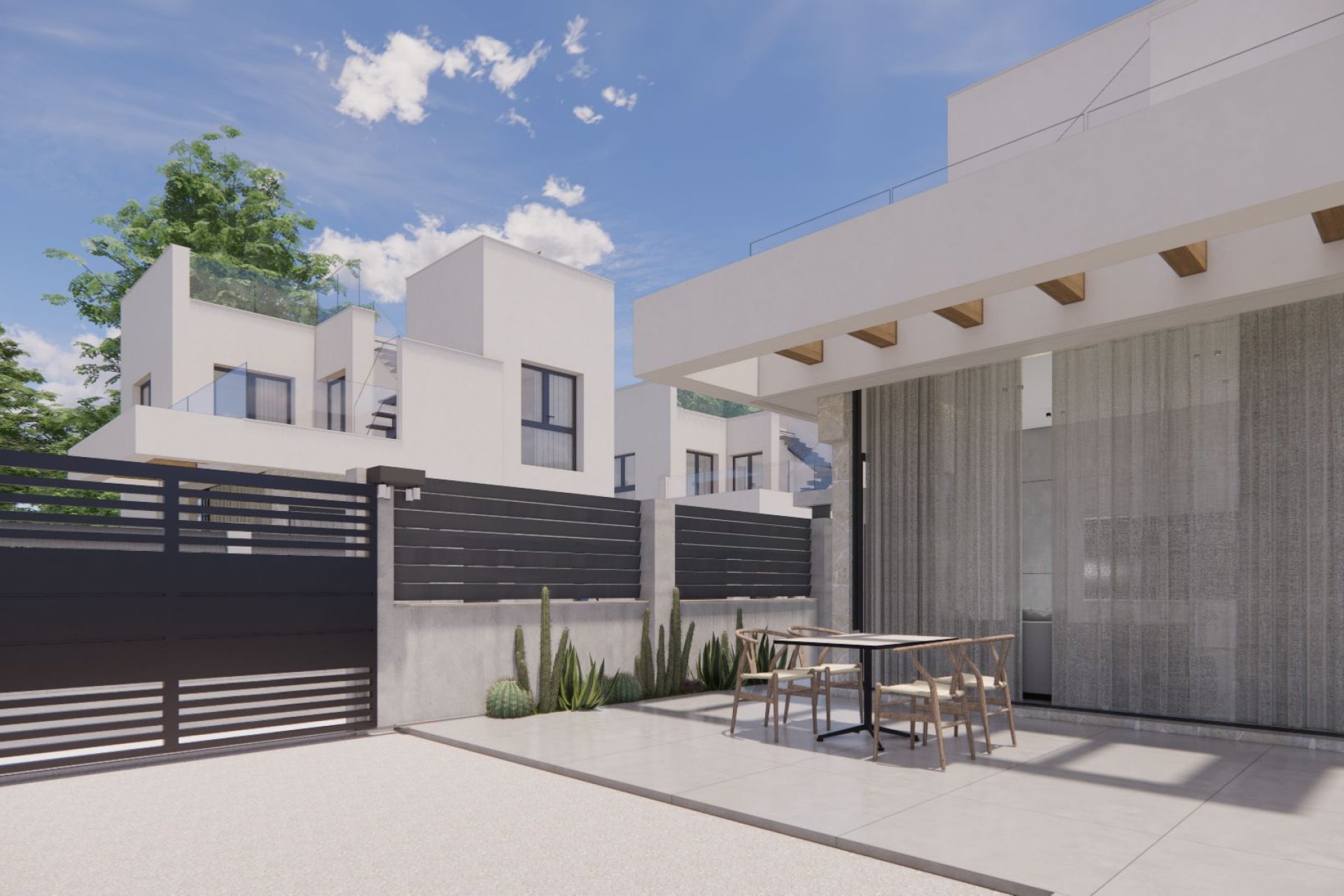 Obra nueva - Casa adosada -
La Herrada
