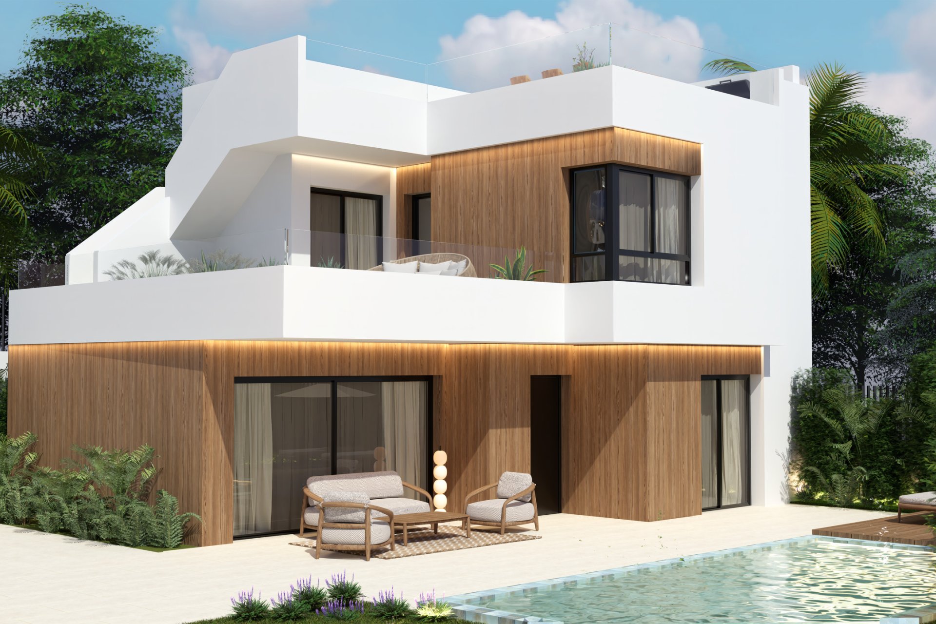 Obra nueva - Casa adosada -
Orihuela - Entre Naranjos - Vistabella Golf
